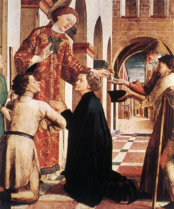 PACHER, Michael St Lawrence Distributing the Alms ag